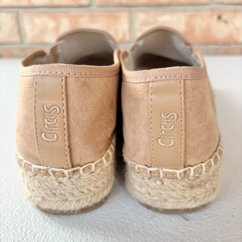 Circus by Sam Edelman Christina Brown Microsuede Espadrilles Shoes Women’s 10